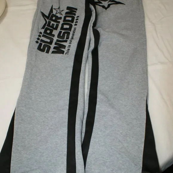 Super Wisdom sweat suit w\drawstring bell bottom pants, Hoodie w\drawstring LG - Picture 4 of 15